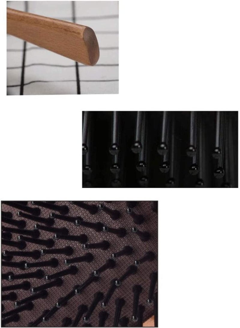 ORiTi Anti Static Detangling Best Paddle Air Cushion Massage Comb Brush for Reducing Hair Breakage - Image 3
