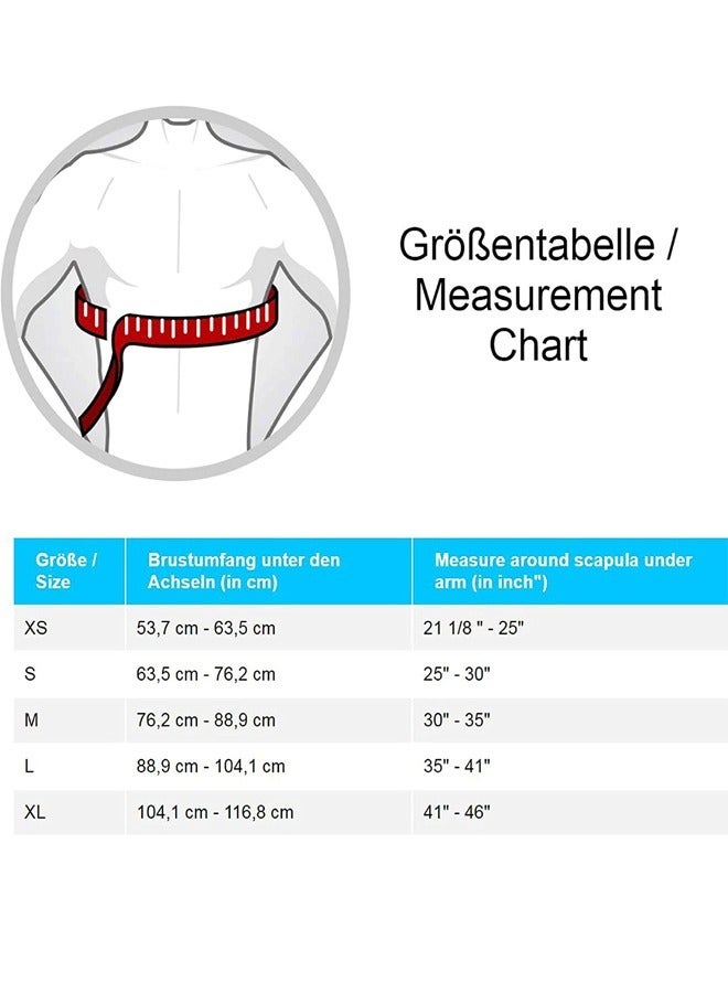 LP SUPPORT 901 Clavic Brace, Medium, White - Image 4