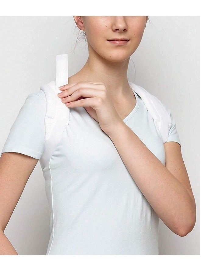 LP SUPPORT 901 Clavic Brace, Medium, White - Image 2