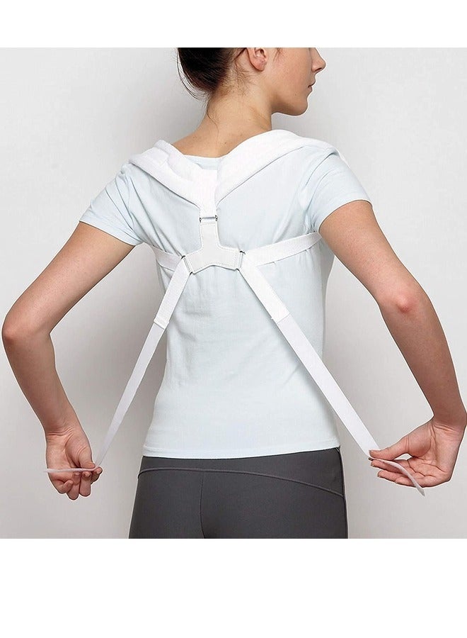 LP SUPPORT 901 Clavic Brace, Medium, White - Image 3