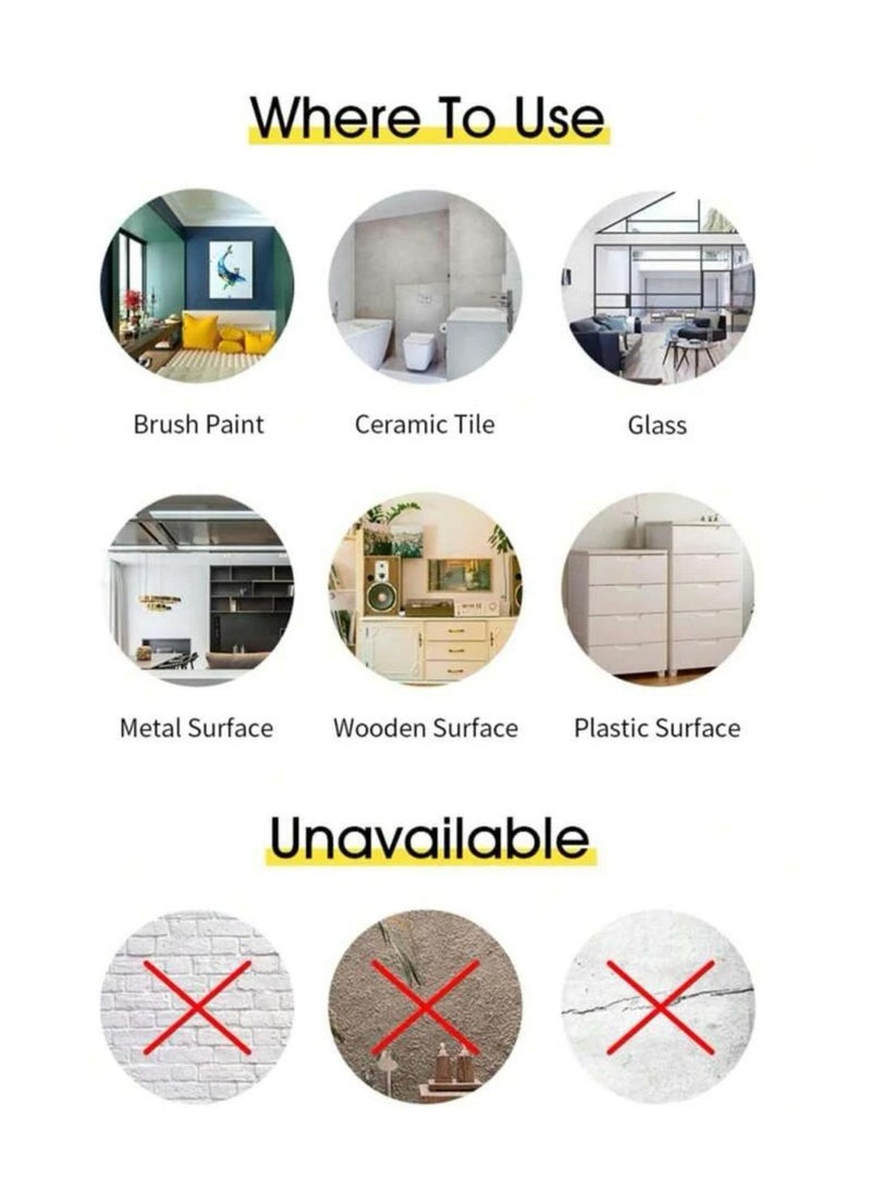 Generic - Easy to stick and removable hexagon wall sticker mirror, set of 12 pieces, silver - Image 1