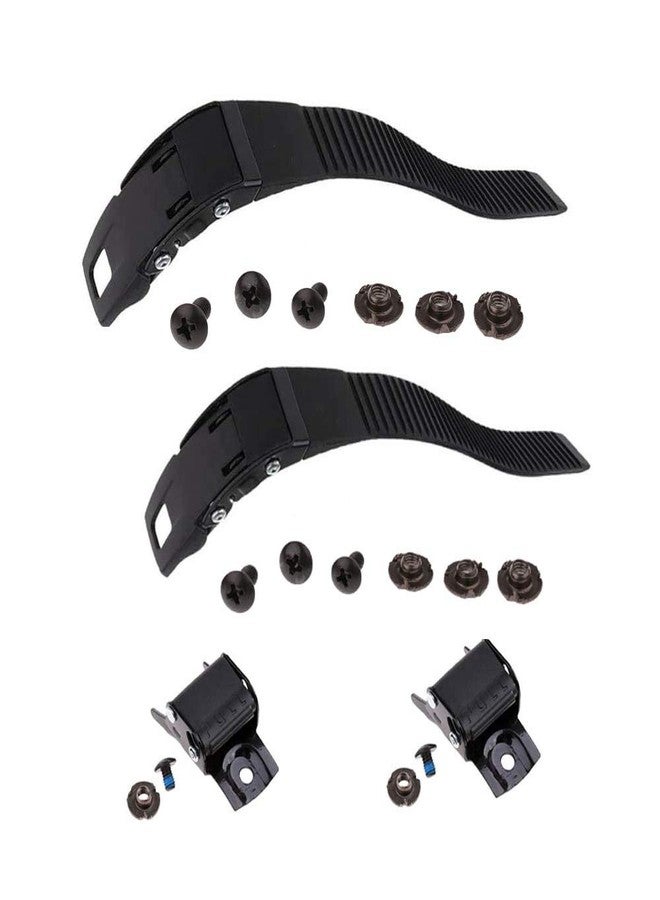 Grneric Roller Skate Strap, 2 Set Replacement Inline Roller Skate Shoes Energy Strap Buckles with Screws Suit for Men Women Kids Outdoor Skating Parts - Image 1