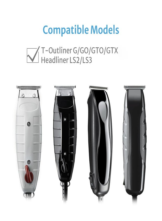 Perfitech 2 Pack T-Blades Compatible with Andis T-Outliner G, GO, GTO, GTX, Headliner LS2, LS3 Replacement - Image 2