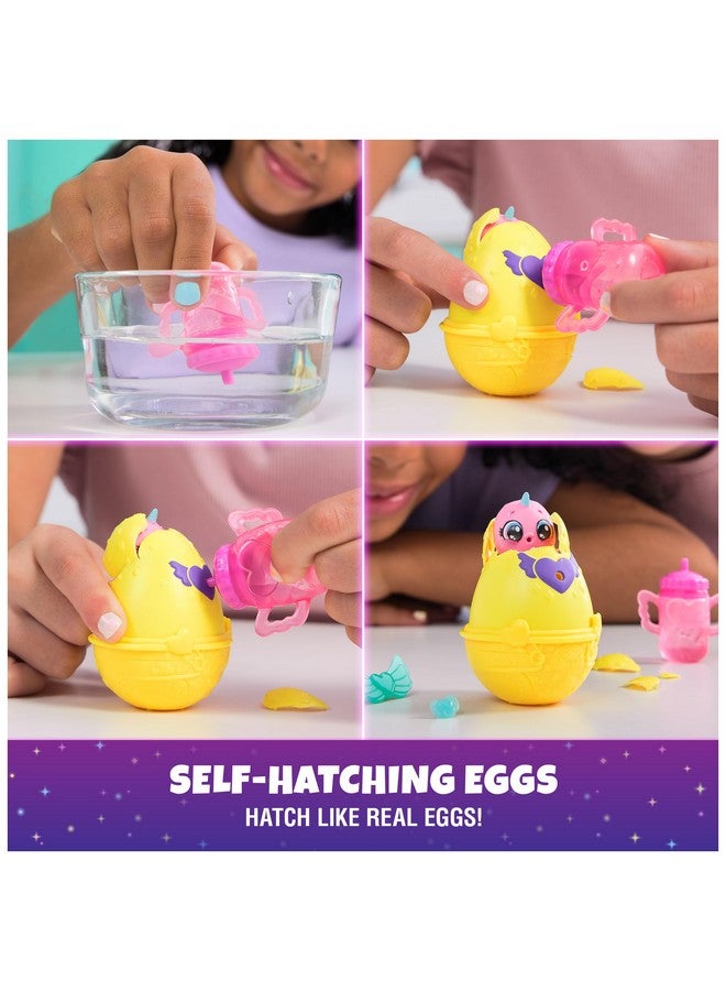 Hatchimals Alive, Neon Rainbow Spring Basket Toy (Styles May Vary), 3 Self-Hatching Easter Eggs, Fun Gift & Kids Toys for Girls & Boys Ages 3 and up - Image 2