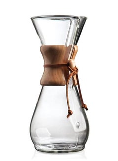 Chemex Chemex Pour-Over Glass Coffeemaker - Classic Series - 8-Cup - Exclusive Packaging  - Image 1
