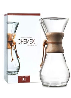 Chemex Chemex Pour-Over Glass Coffeemaker - Classic Series - 8-Cup - Exclusive Packaging  - Image 2