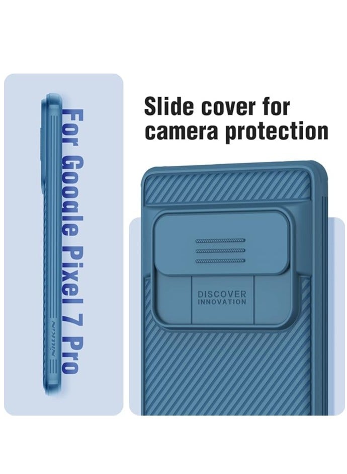 Nillkin CamShield case Protective Cover Hard PC Ultra Thin Anti-Scratch Phone Black Case For Google Pixel 7 Pro Blue - Image 3