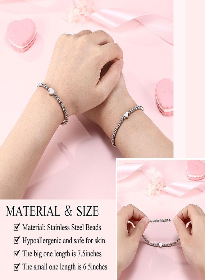 UPROMI First Day of Second 2nd Grade Bracelet, Back to School Gifts Stuff Mommy and Me Mom Mother Daughter Bracelets First Day of School Gift - Image 4