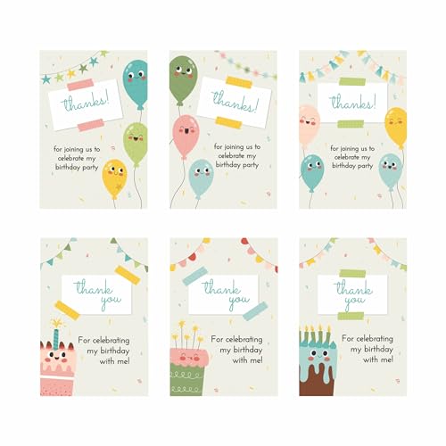 Bookworm Thank You Gift Cards & Tags | Pack of 60 for Birthday Return Gifts (Pack of 60) - Image 1