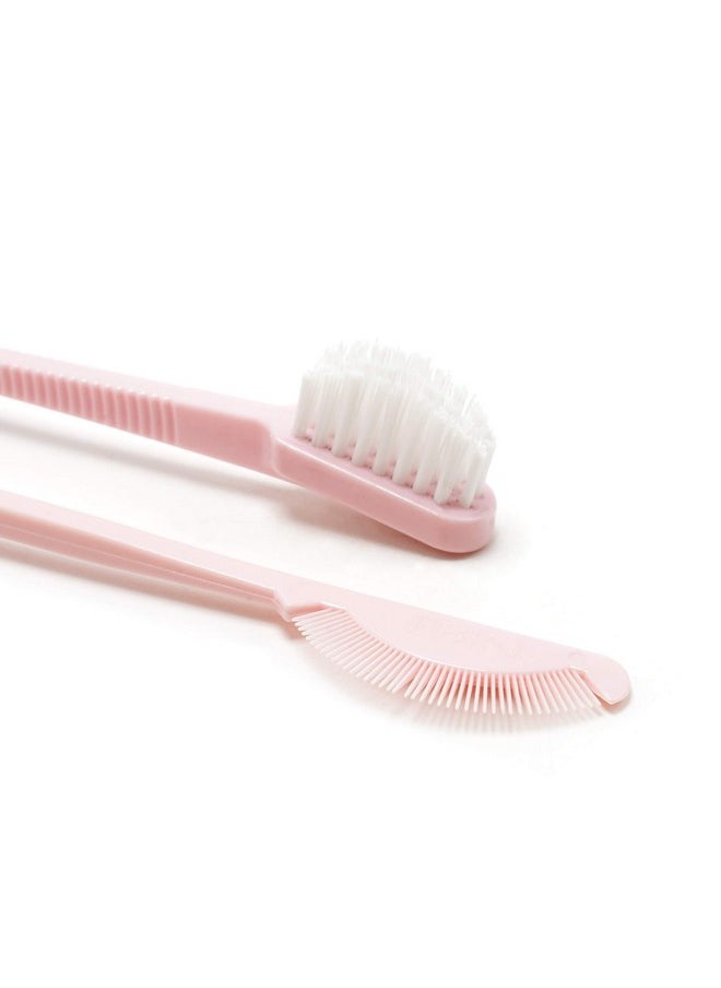 EBIN NEW YORK 24 Hour Edge Tamer Brush 2In1 Brush & Comb 3Pack Nylon Dualended No Flaking Regular Hard Extreme  - Image 3