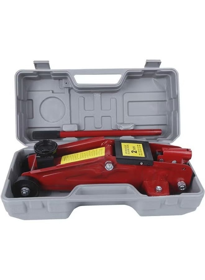 Generic Hydraulic floor car jack with a capacity of 2 tons, equipped with a bag for easy carrying and storage  - Image 2