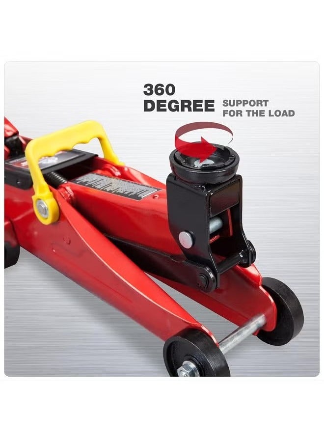Generic Hydraulic floor car jack with a capacity of 2 tons, equipped with a bag for easy carrying and storage  - Image 5