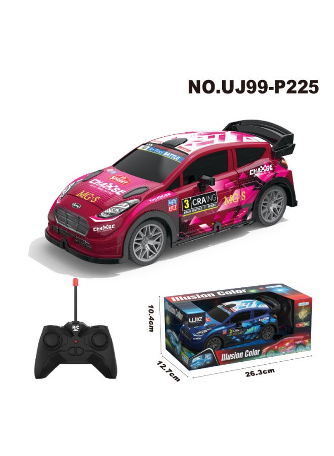 Generation Light Drift Car 1:22 High-speed Mini Drift Children's Toys 2.4g Wireless Explosion Remote Control-Color:P225 Red (battery Provided)-Proportion:1：22 - Image 1
