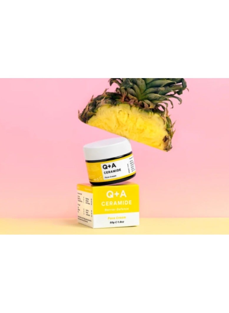 Q+A Ceramide Cream To Restore The Skin And Restore Its Freshness By Stimulating Collagen Production - 50 Ml - Image 4