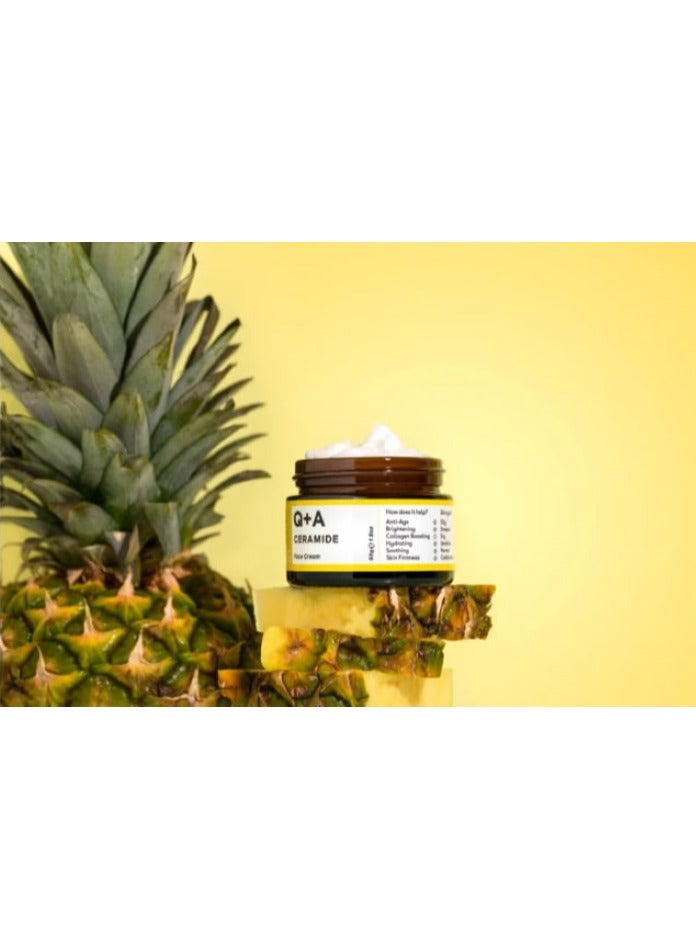 Q+A Ceramide Cream To Restore The Skin And Restore Its Freshness By Stimulating Collagen Production - 50 Ml - Image 5