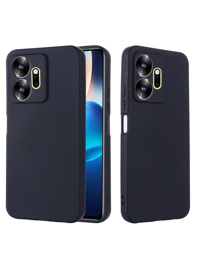 S-TOP Case For Infinix Zero 20 X6821 Pure Color Liquid Silicone Shockproof Phone Case - Image 2