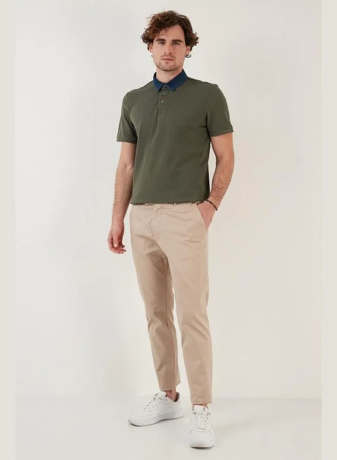 Buratti  Buratti 100% Cotton Buttoned Regular Fit Polo Collar T Shirt Men's POLO COLLAR T SHIRT 5902134 for Men | Best Price UAE