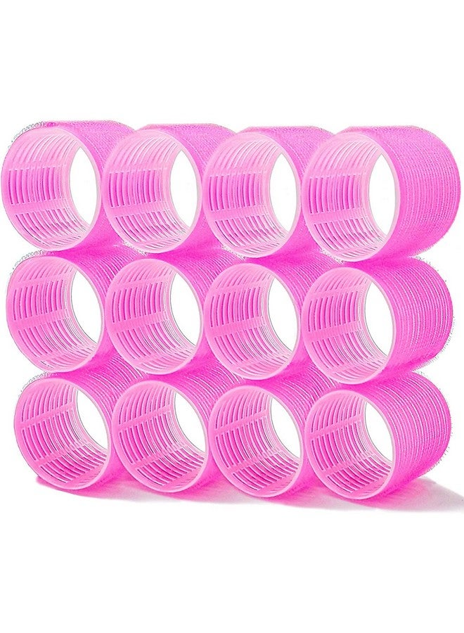 BESSEEK Super Jumbo Hair Rollers 12 Pack Self Grip Salon Hairdressing Curlers Hair Curlers Sets Diy Curly Hairstyle For Long Hair Colors May Vary Jumbo Plus - Image 2