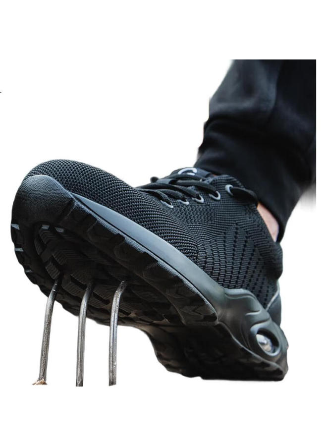 Jingtu Men'S Safety Shoes Wear-Resistant Comfortable Steel Toe Cap Anti-Smashing Anti-Piercing Lightweight Safety Work Shoes 9192 Size 44 - Image 3