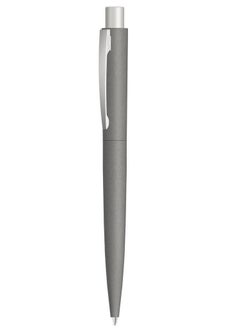 Uma Pack of 3 Retractable Metal Ballpoint Pen With Stone Look And Touch From UMA Made In Germany Dark Grey  - Image 2