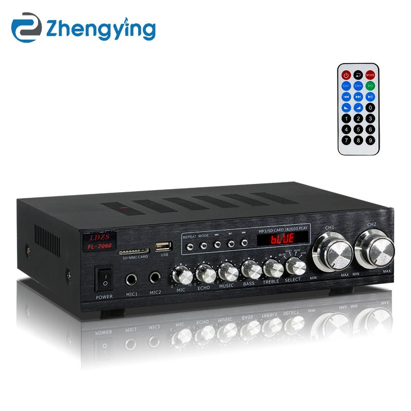 Fixed Pressure And Resistance Power Amplifier Household Professional High-Power Public Broadcasting Ceiling Speaker Audio Bluetooth Small Power Amplifier - Image 1