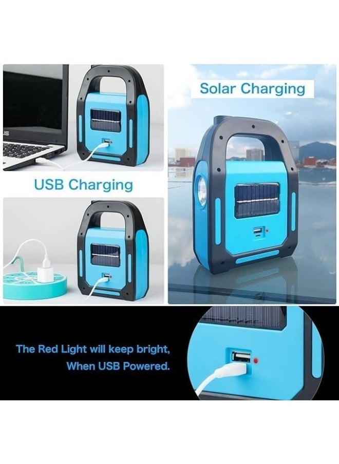 Generic - Camping Picnic Solar Charging Flashlight Multicolour - Image 1