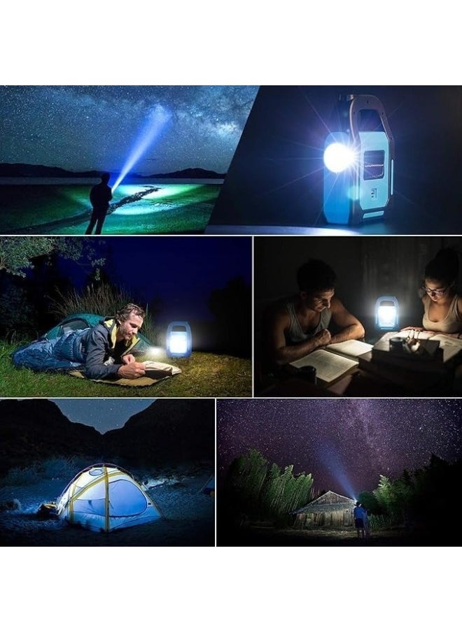 Generic - Camping Picnic Solar Charging Flashlight Multicolour - Image 1