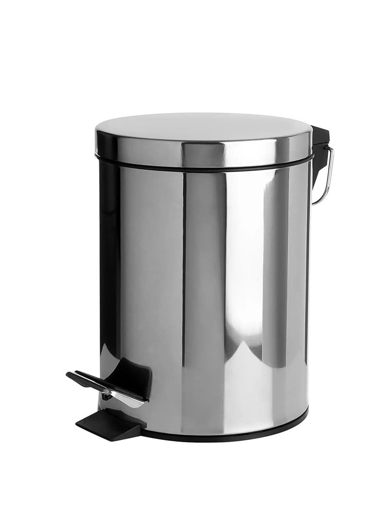 BLACKSTONE Stainless Steel Hands Free Pedal Bin 8L Soft Close Rust-Proof  - Image 1