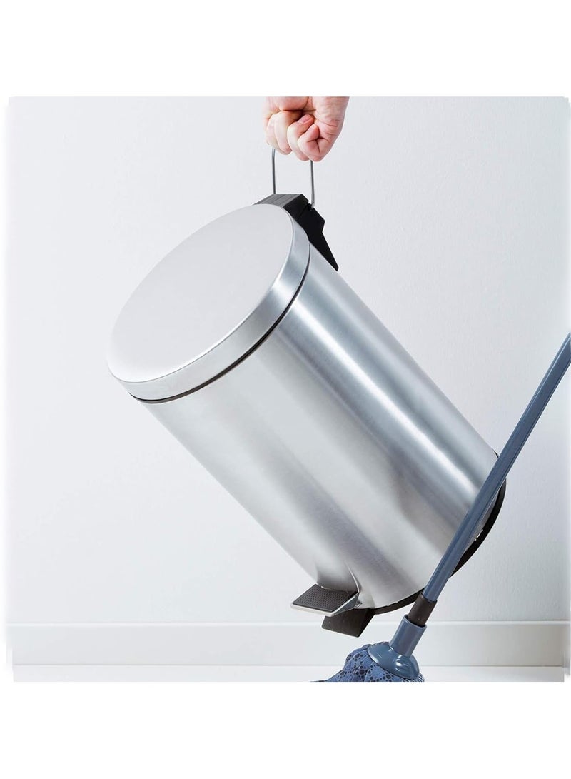 BLACKSTONE Stainless Steel Hands Free Pedal Bin 8L Soft Close Rust-Proof  - Image 5