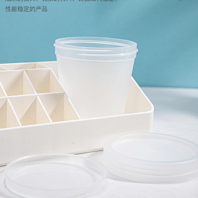 FAVOMOTO 5pcs 200g Matte Pp Cosmetic Cream Sample Jars Refillable Facial Cream Containers with Lids for Travel and Makeup Storage - Image 5