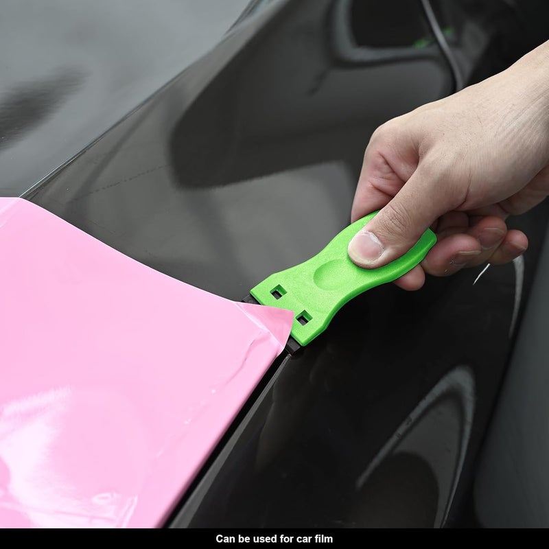 Ehdis 1.5" Plastic Razor Scraper with 10pcs Double Edged Plastic Blades for Removing Labels Stickers Decals on Glass Windows - Image 5