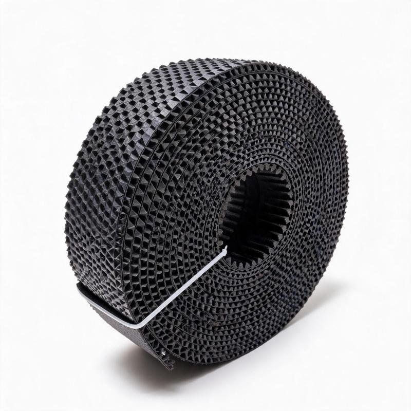 Garage Door Opener Belt 8mm Pitch 3.05mm Tooth Height Black Polyurethane Monobloc Construction - Silent Fluid Transmission High-Strength Steel Core Timing Belt for Residential Automatic Sliding Door S - Image 3