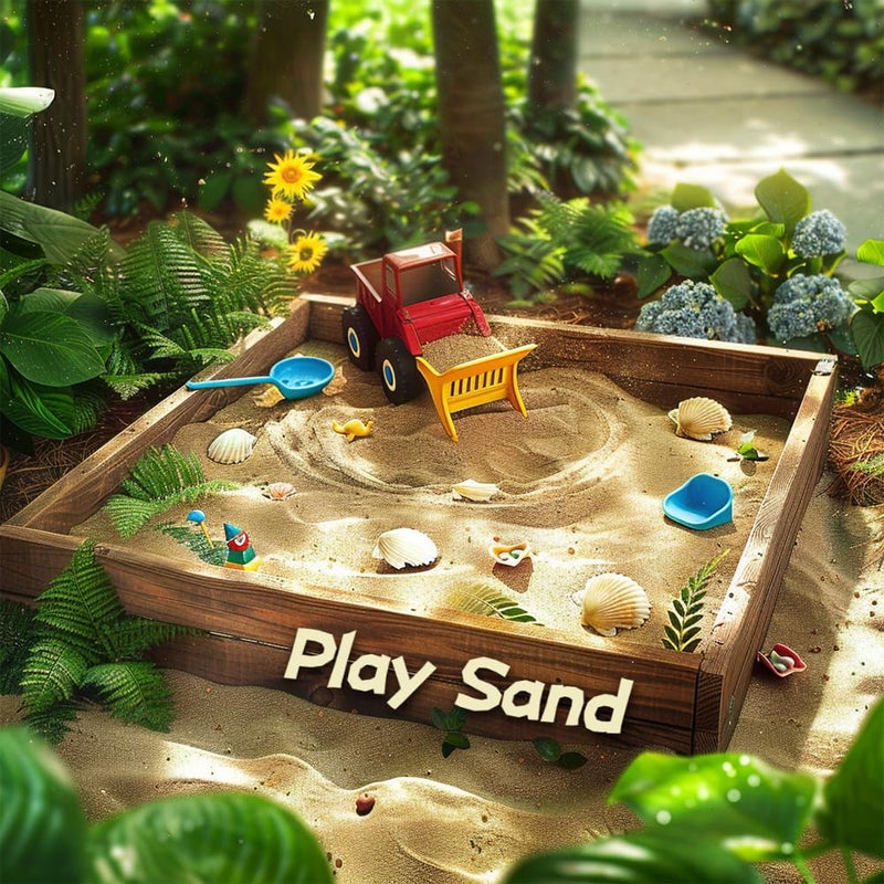 HappyFiller Natural Play Sand Coarse Silica Sand Vase Filler Unity Sand for Crafts,Wedding Ceremony,Sandbox,Home Decoration,2 LB - Image 3