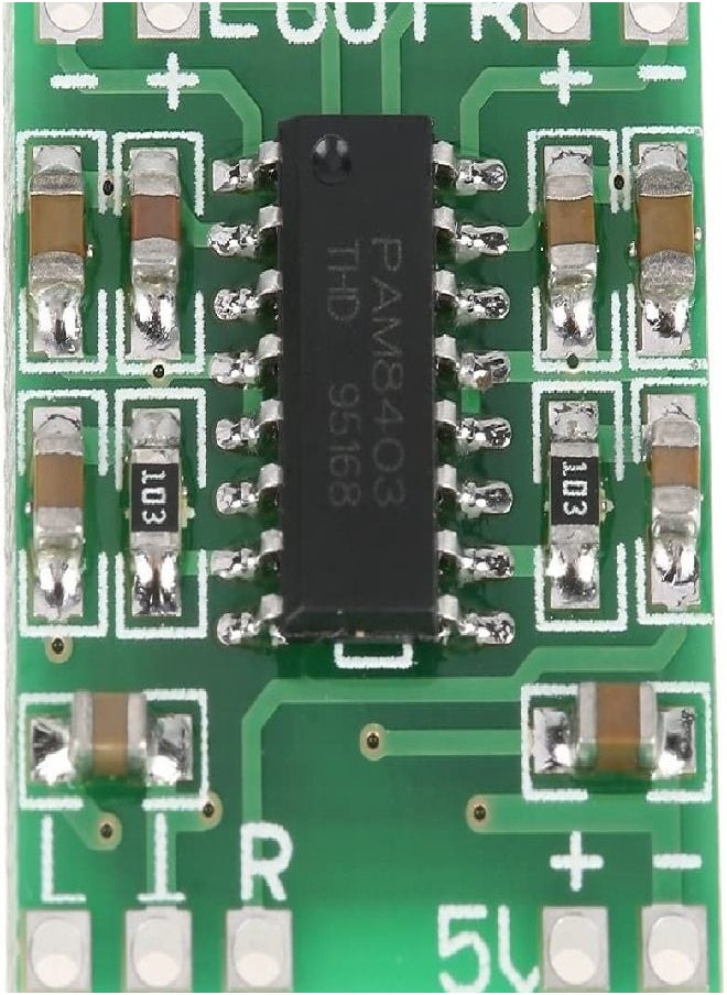 Generic - Audio Power Amplifier Module 2.5V-5.5V 3W+3W Type D PAM8403 Digital Audio Amplifier Power Amp Module Super Small 5 Pcs - Image 1