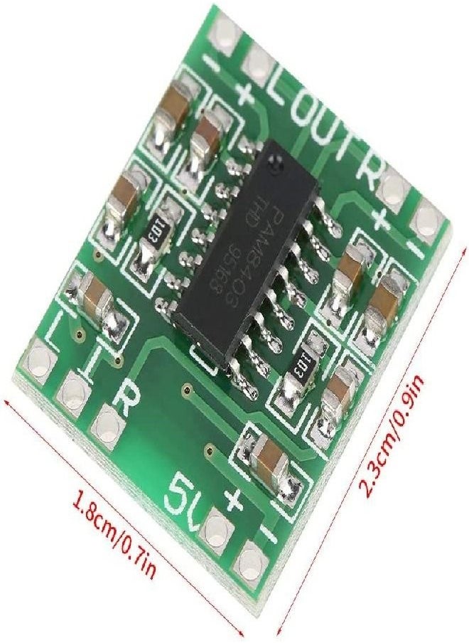 Generic - Audio Power Amplifier Module 2.5V-5.5V 3W+3W Type D PAM8403 Digital Audio Amplifier Power Amp Module Super Small 5 Pcs - Image 1