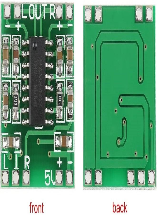 Generic - Audio Power Amplifier Module 2.5V-5.5V 3W+3W Type D PAM8403 Digital Audio Amplifier Power Amp Module Super Small 5 Pcs - Image 1