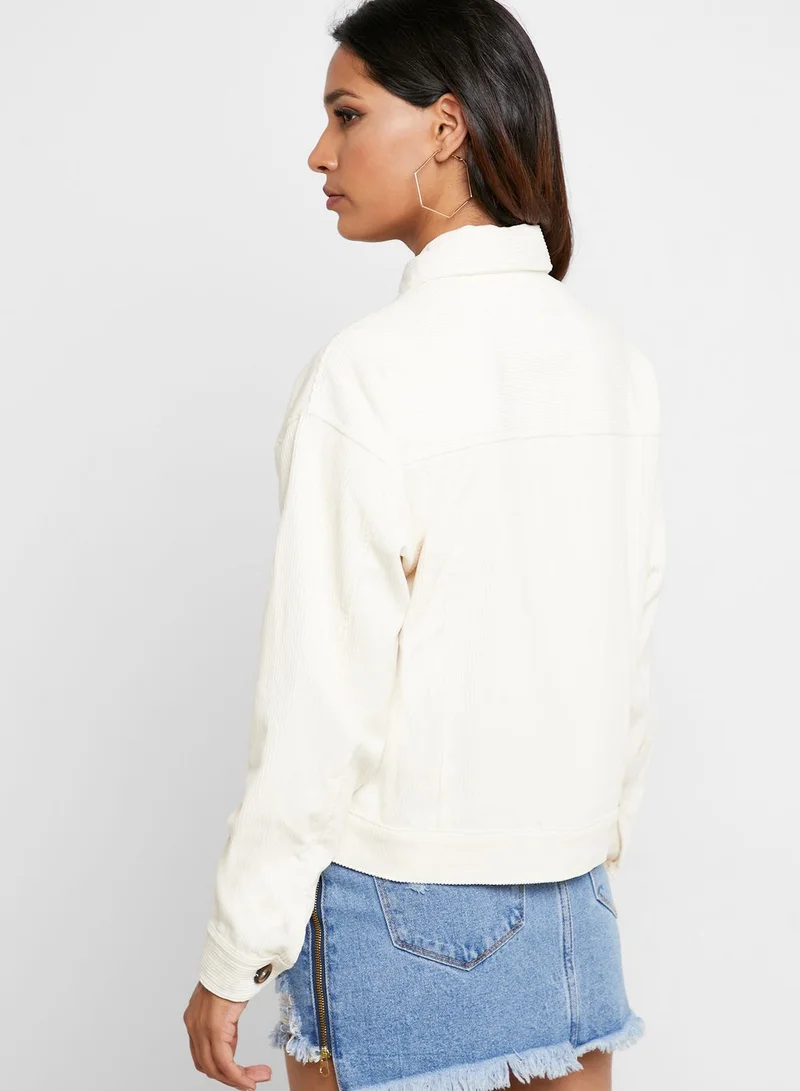 FOREVER 21 Button Down Corduroy Jacket