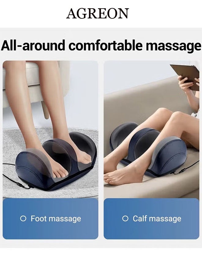 AGREON Electric Foot Massager Shiatsu Heat Kneading Massage Hot Compress Deep Relaxation Relieve Fatigue Foot Spa Electric Calf Massager Machine For Pain Relief And Improving Blood Circulation - Image 4