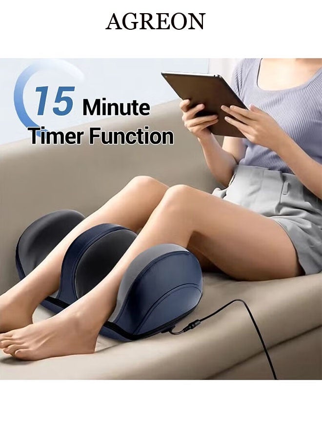 AGREON Electric Foot Massager Shiatsu Heat Kneading Massage Hot Compress Deep Relaxation Relieve Fatigue Foot Spa Electric Calf Massager Machine For Pain Relief And Improving Blood Circulation - Image 3