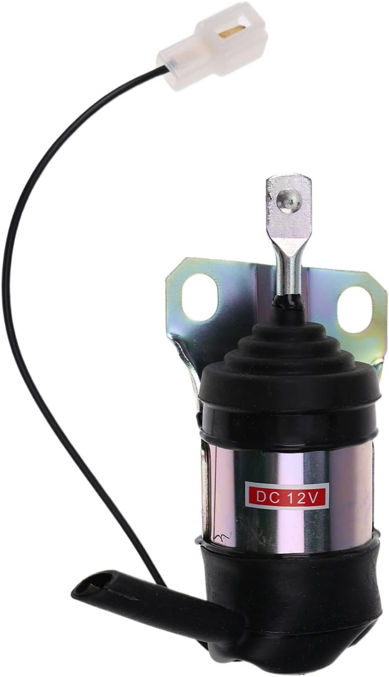 Holdia Fuel Shutoff Solenoid 12V 15471-60010 for Kubota Tractors - Image 1