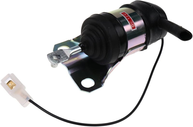 Holdia Fuel Shutoff Solenoid 12V 15471-60010 for Kubota Tractors - Image 2
