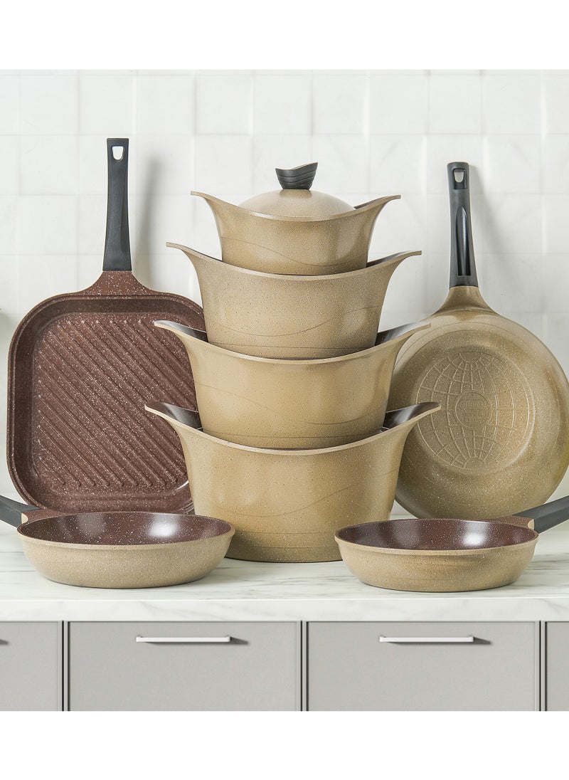 ALBERTO 12 Piece Granite Cookware Set.  - Image 1