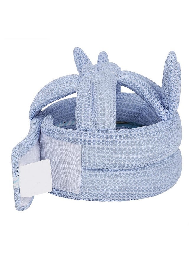 BABIES BLOOM Baby Safety Helmet Adjustable Size Baby Learn To Walk Soft Safety Helmet Infant Anti-Fall Anti-Collision, For Baby (8-36 M) (Blue) - Image 5