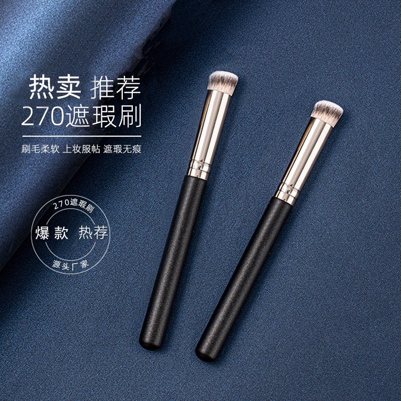 270 Concealer Brush – Nylon Bristles with Wooden Handle for Makeup Application - Image 2