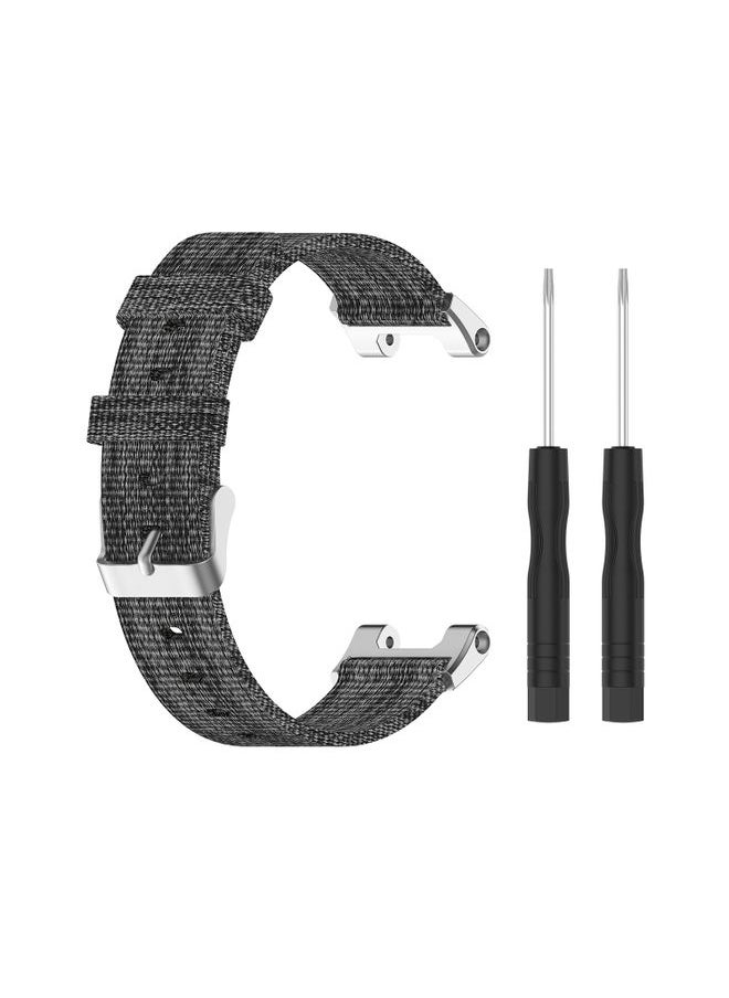 Generic - Replacement Strap For Amazfit T-Rex Pro / Amazfit T-Rex Nylon Canvas Watch Band with Dismantling Tools, One Size Grey - Image 1