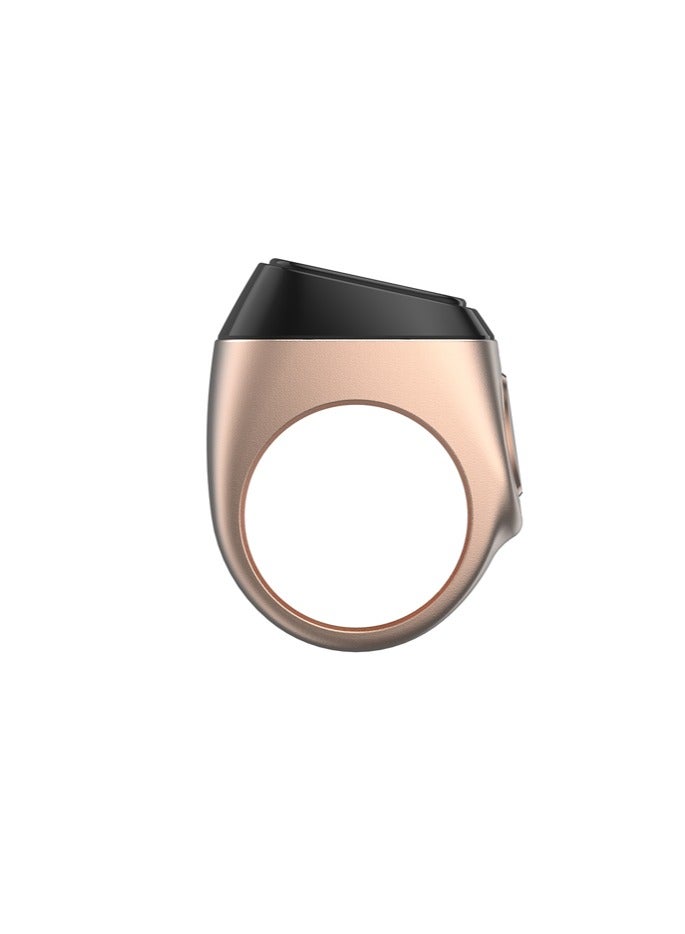 iQIBLA - Smart Tasbih Zikr Aluminum Ring  - Rose Gold - 20mm - Image 2