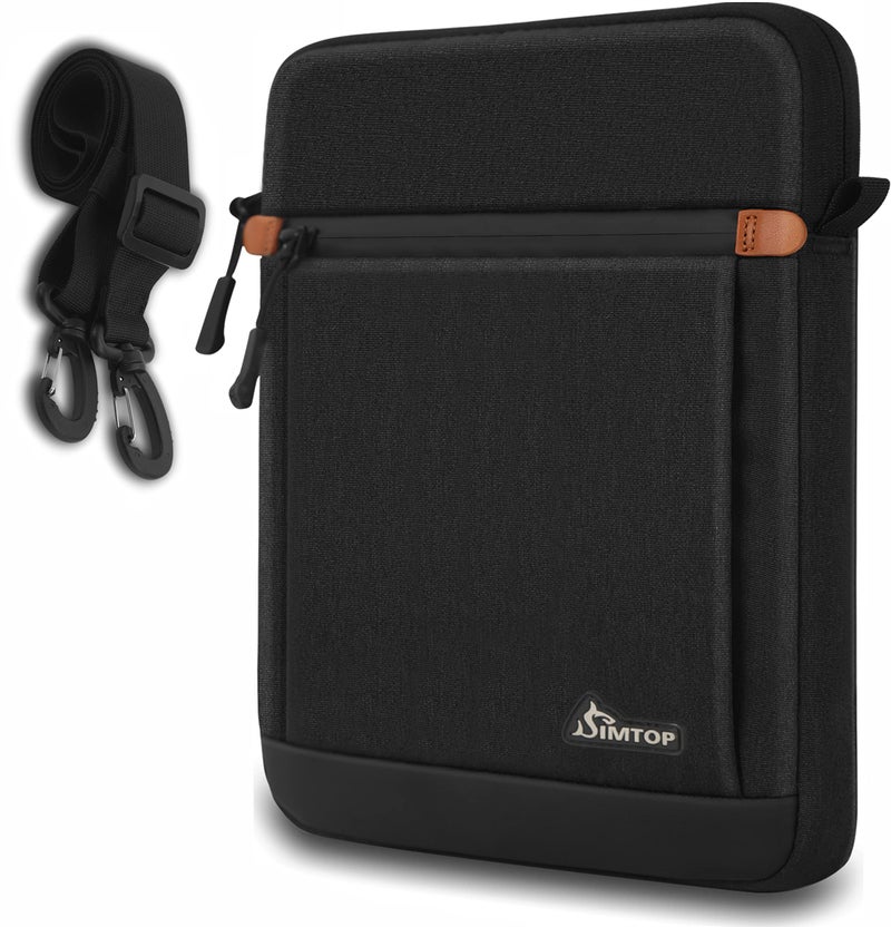SIMTOP 11 Inch Tablet Sleeve Compatible with iPad Pro 11-inch 4th Generation, iPad Air 5th Generation, iPad 10th Generation, and iPad Pro 11-inch 4th Generation, YKK Zipper, Detachable Shoulder Strap - Image 1