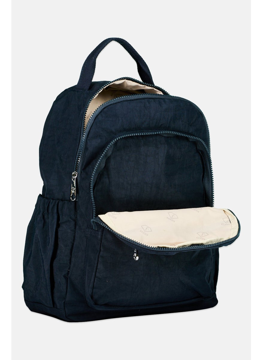 I Love Fashion Women Brand Logo Backpack 31 L x 39 H x 12 W cm, Navy  - Image 3