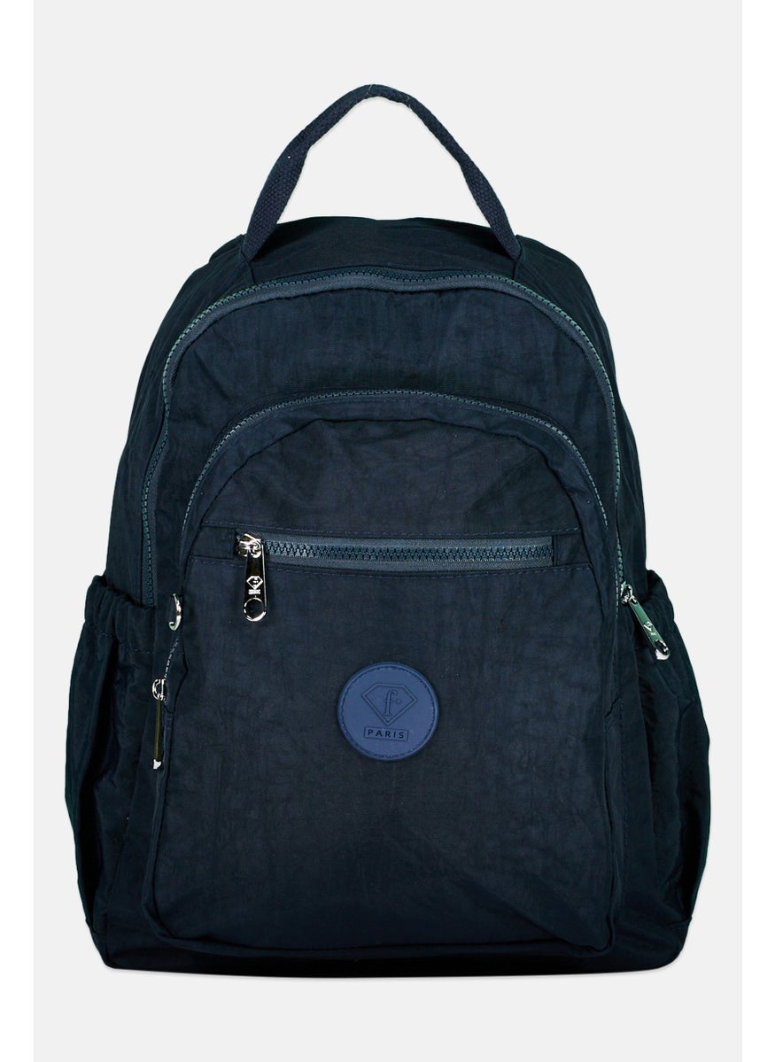 I Love Fashion Women Brand Logo Backpack 31 L x 39 H x 12 W cm, Navy  - Image 1