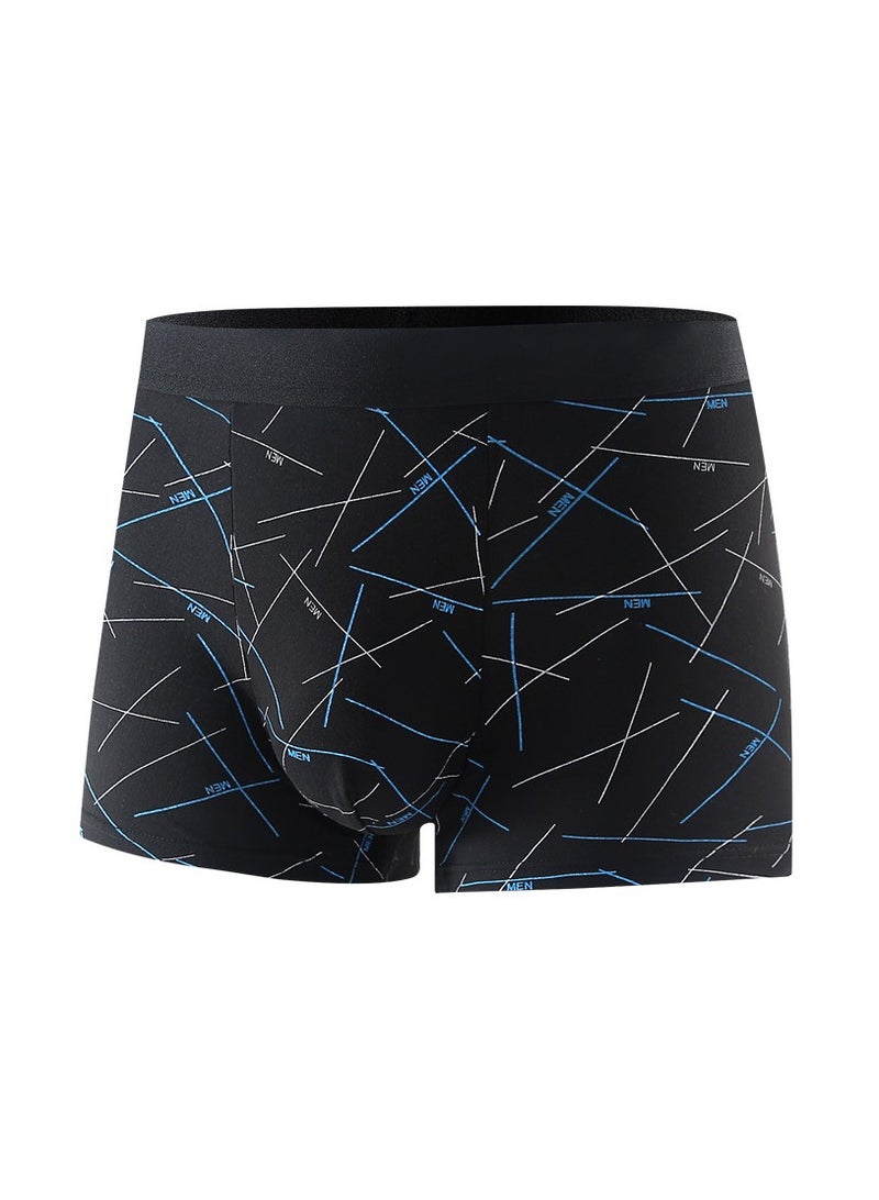 Boxed Men's Printed Breathable Four Corner Underwear Of 4 Pieces  - Image 5